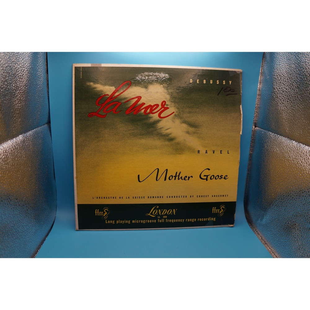 London LL 388 Debussy La Mer Ravel Mother Goose Ernest Ansermet Vinyl Record LP